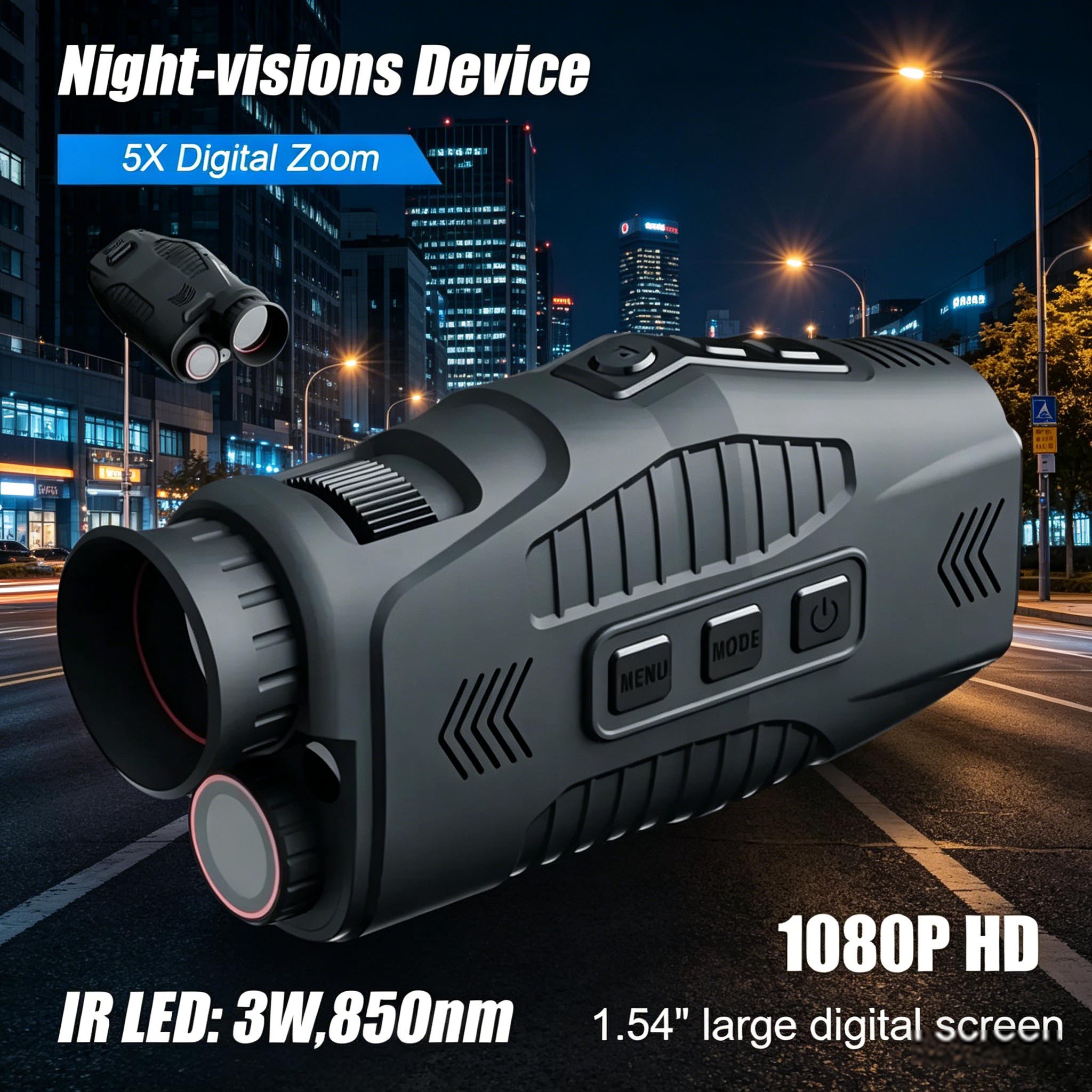 Outdoor Hunting Digital Night Vision - R11 1080P Monocular Infrared Night Vision