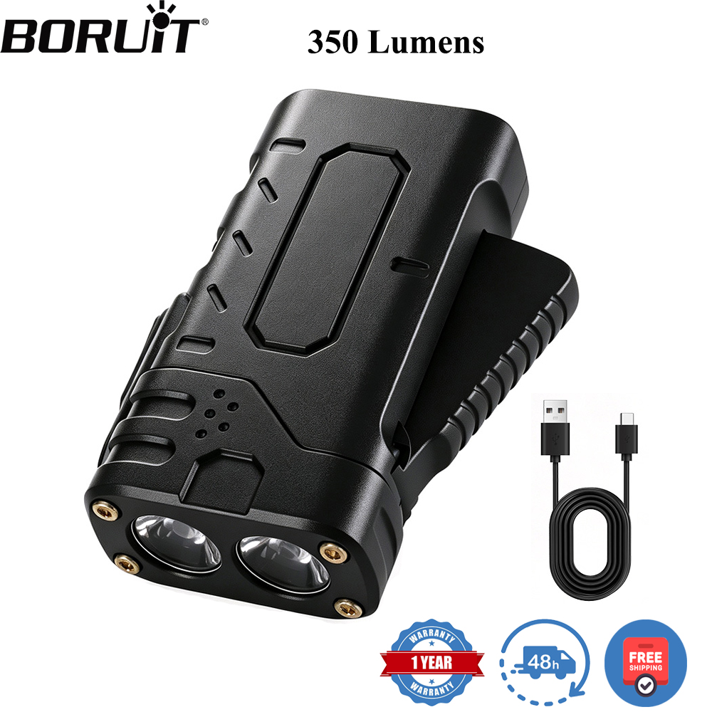 Outdoor Hunting Bike - BORUIiT Hand Crank EDC LED Flashlight