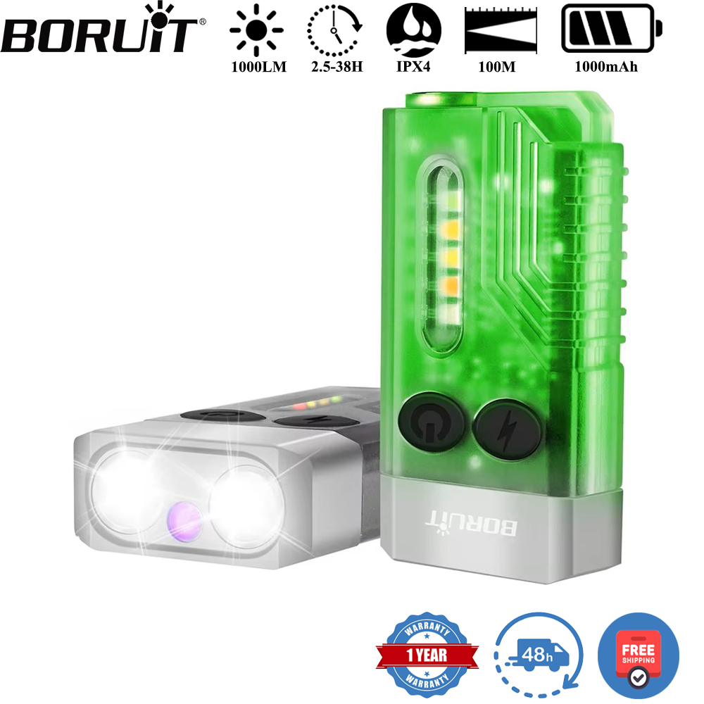 Outdoor Hunting Lights - BORUiT V10 Keychain UV LED EDC