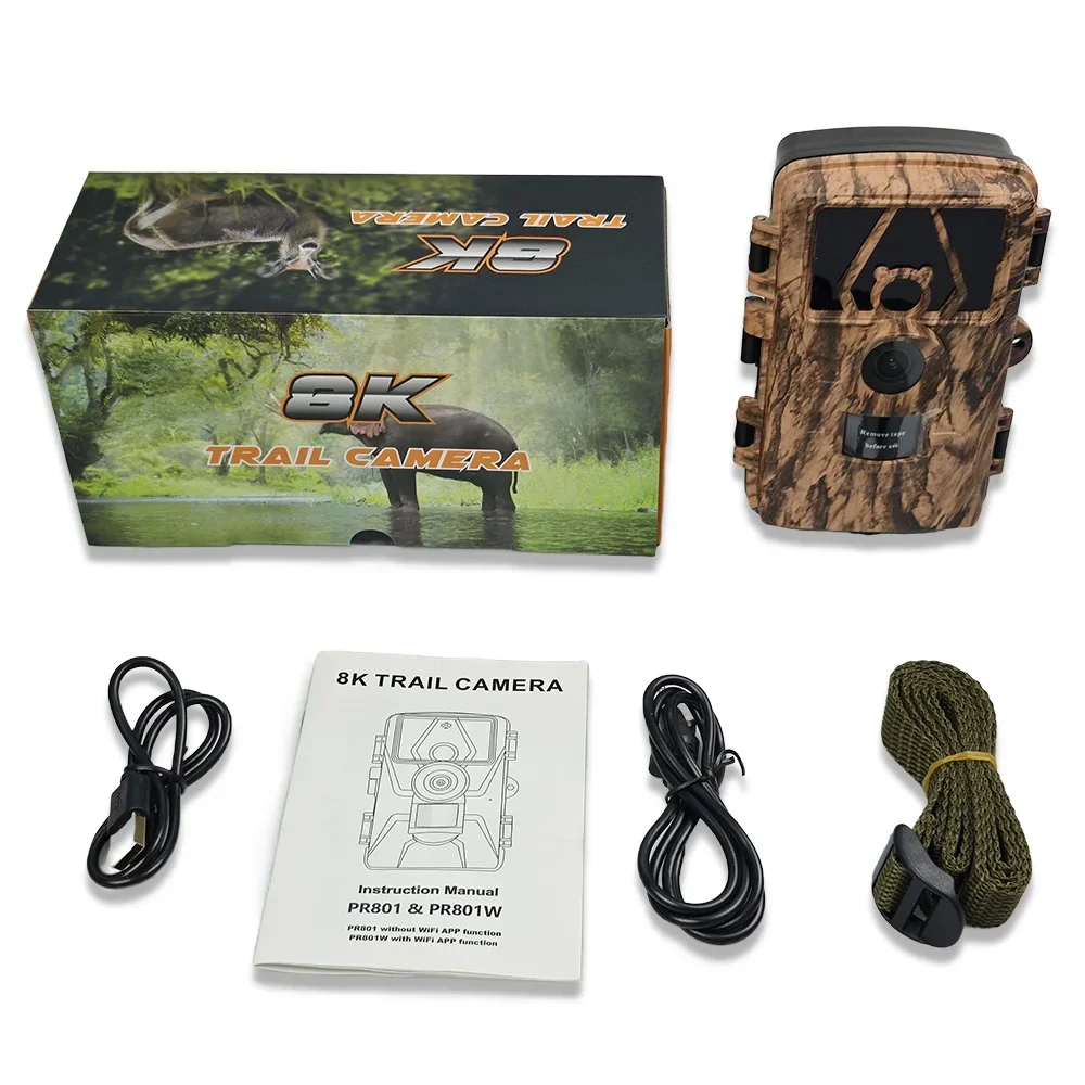 Outdoor Hunting Digital Night Vision - PR801W WIFI 8K 60MP Digital Trail
