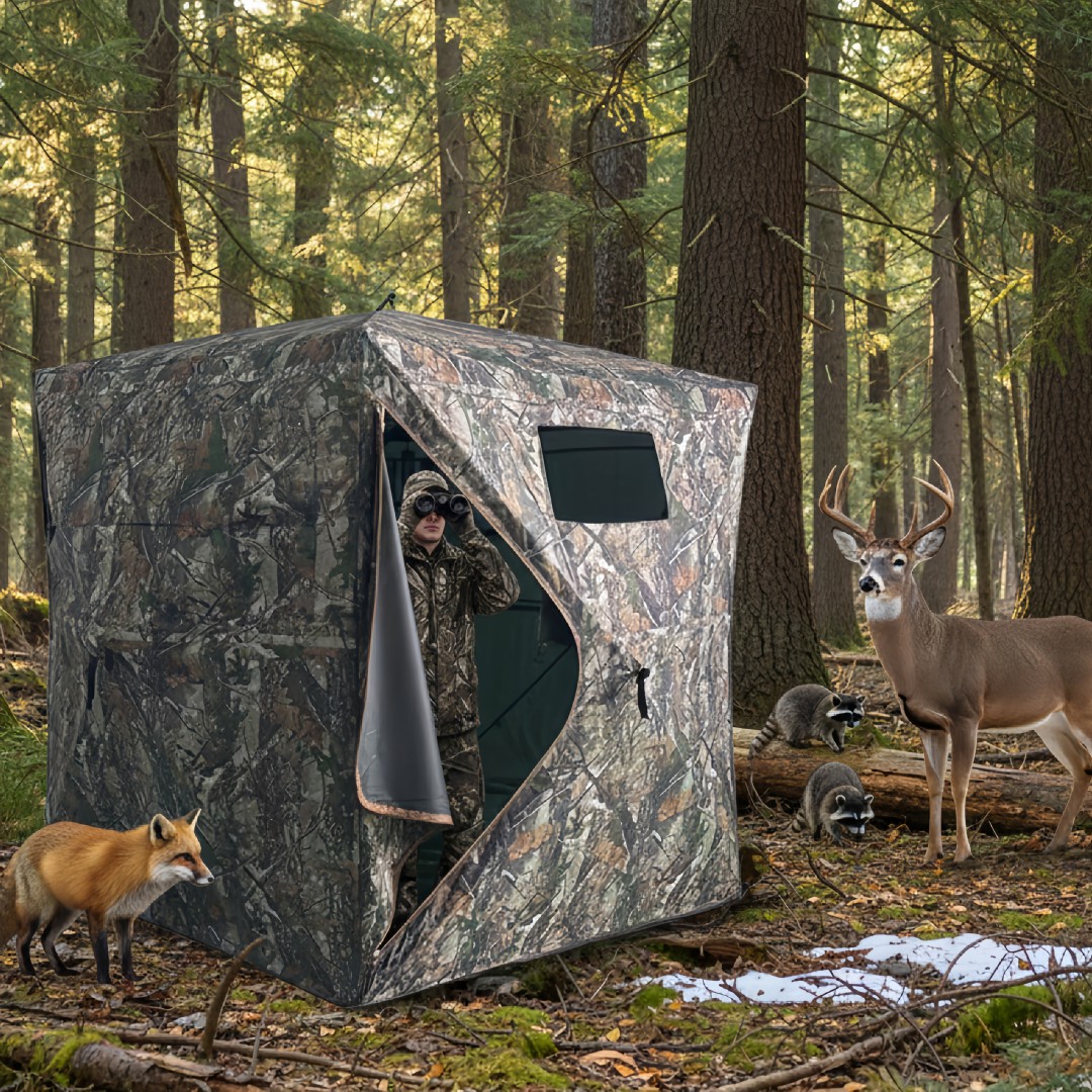 Hunting & Outdoor Supplies - Camouflage Pop-Up Hunting Blind Easy Setup