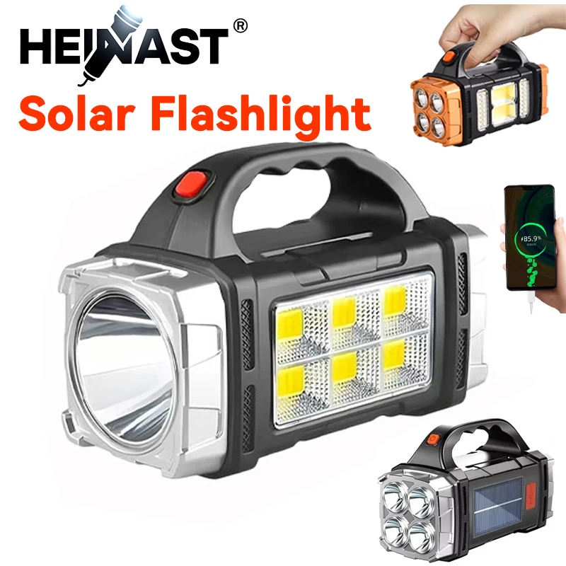 Outdoor Hunting And Fishing - Powerful Handheld Flashlight USB Rechargeable Torch