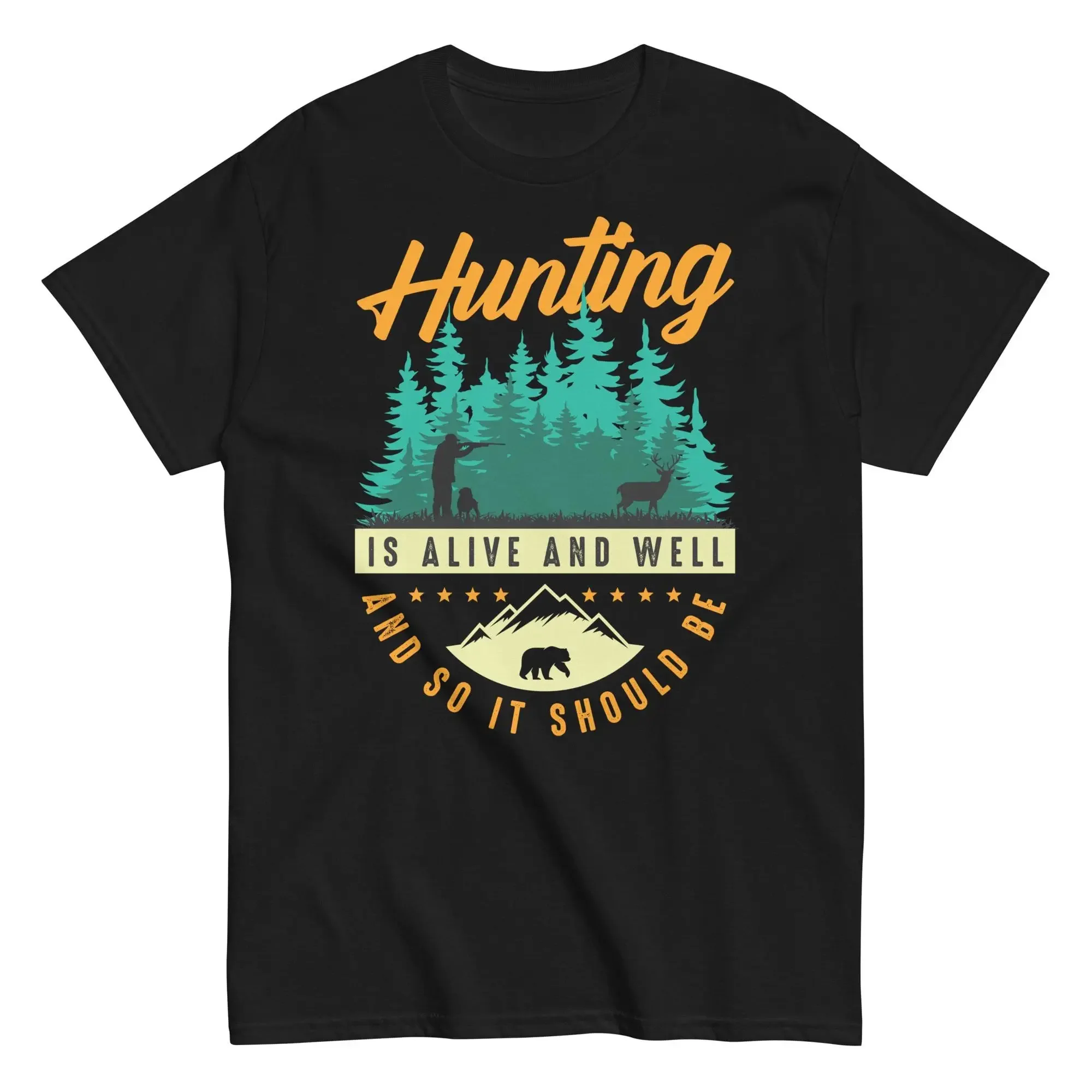 Wildman Hunting & Outdoor Linton'S Corner Silver Lakes - I Should Be Hunting T Shirt