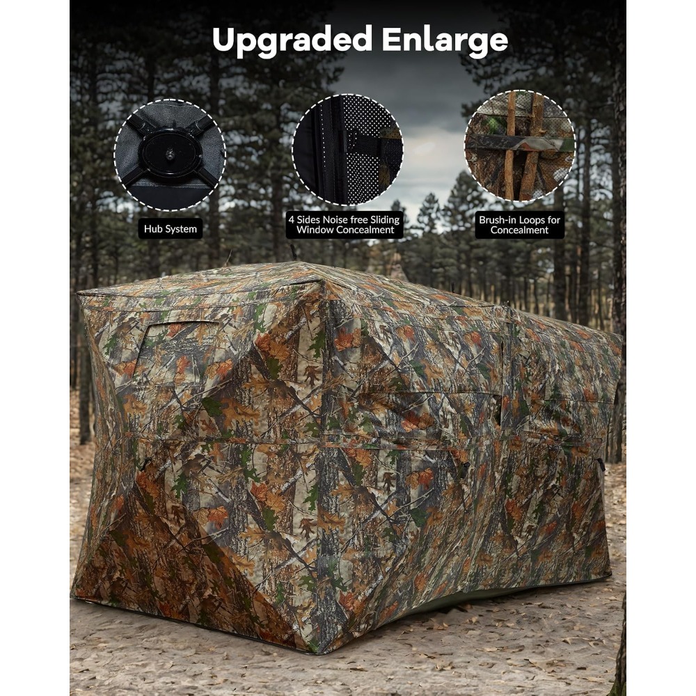 Pop Up Ground Hunting Blind wi - Hunting & Outdoor Supplies Carterton Reviews review and price