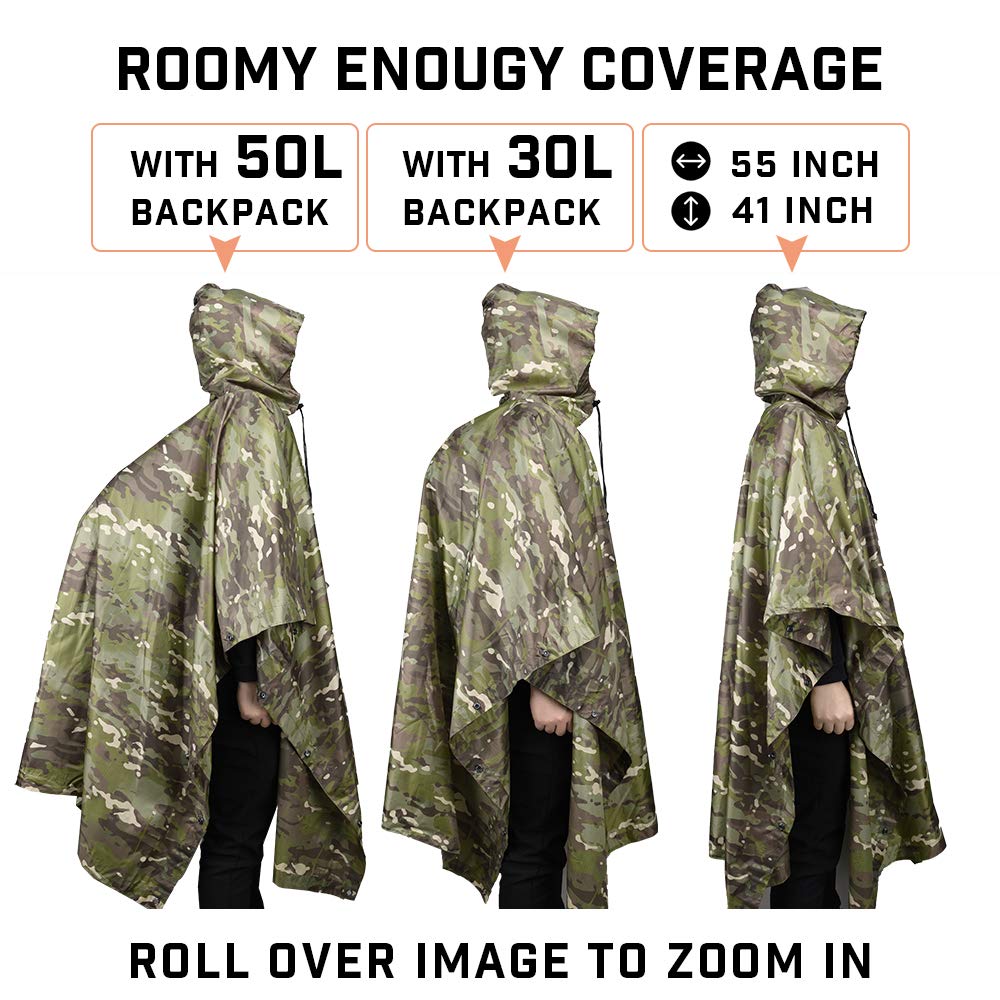 Tactical Raincoat Breathable O - Outdoor Hunting Prints review and price