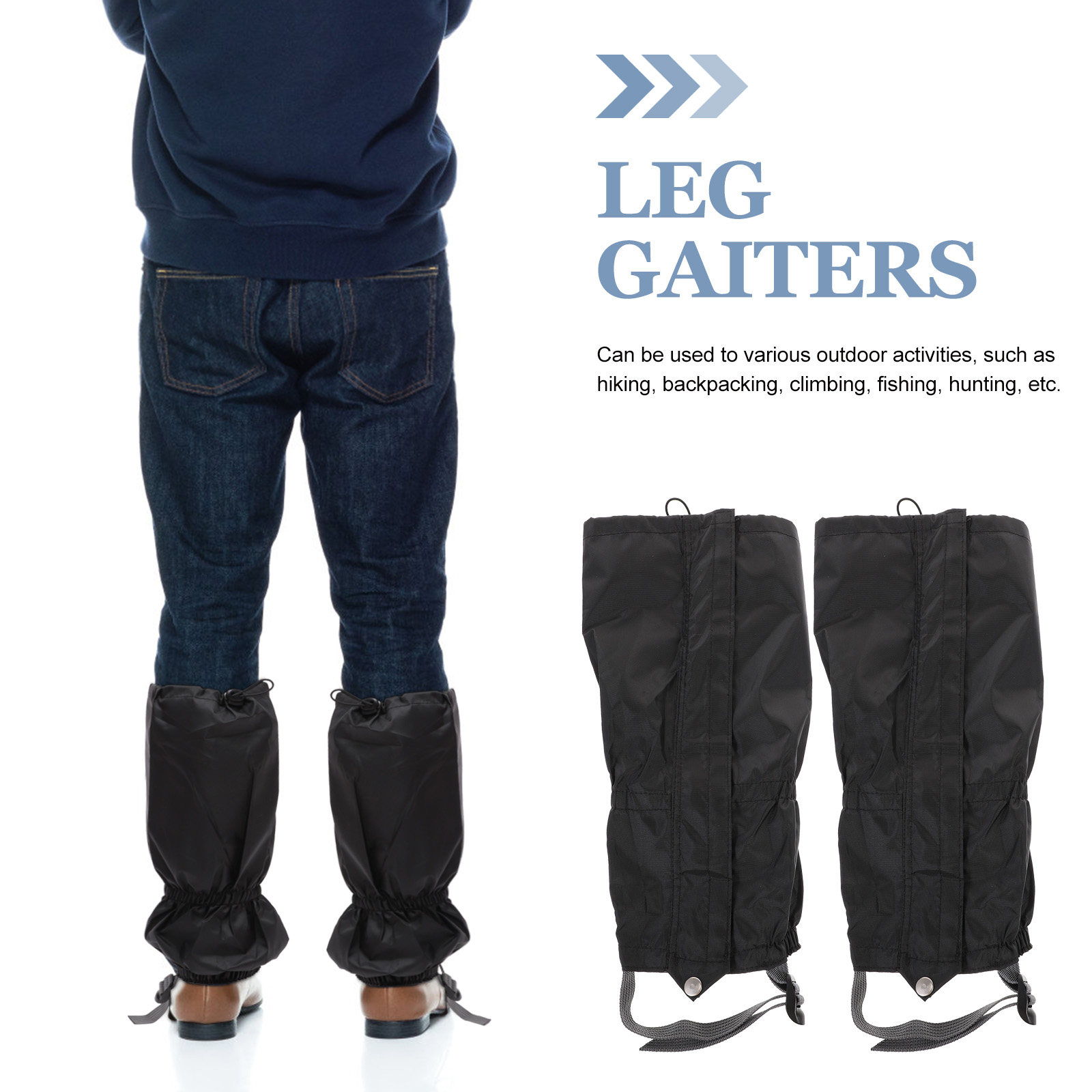 2Pcs Rugged Outdoor Leg Gaiter - Outdoor Hunting And Fishing review and price