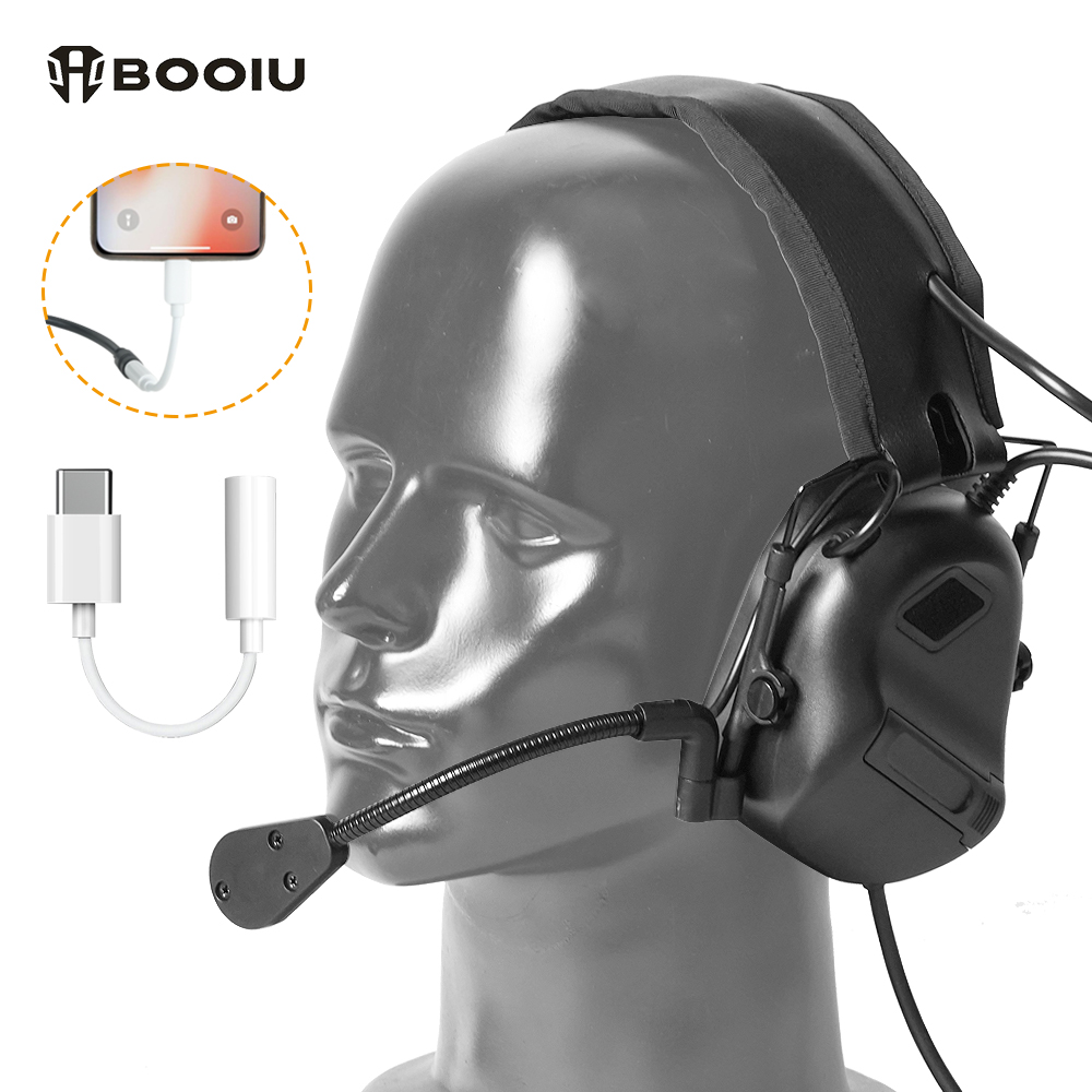 BOOIU Tactical Electronic Shoo - Shooting Ear Muff review and price