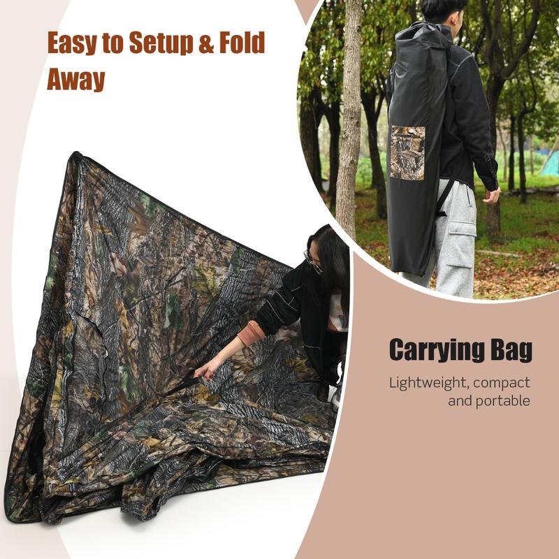 Portable Hunting Blind with Gr - Hunting & Outdoor Supplies review and price