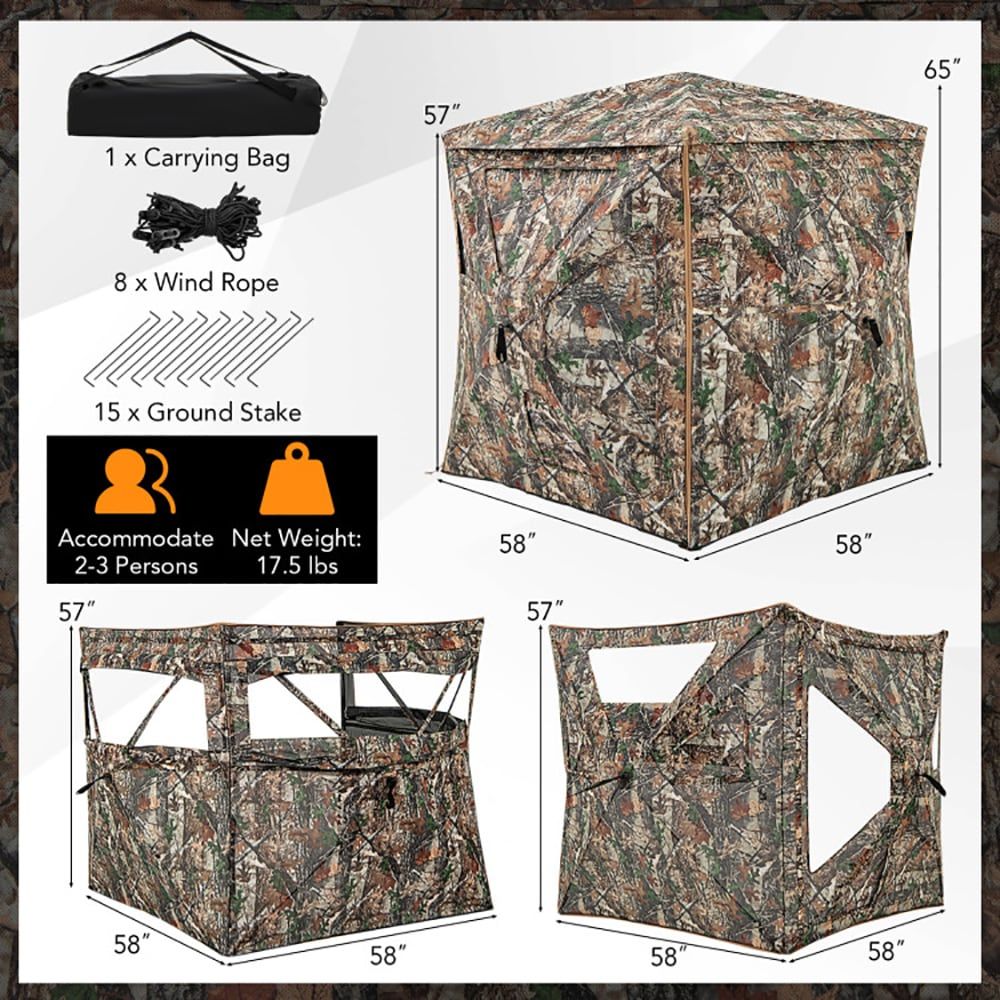 5-in-1 Detachable Hunting Blin - Hunting & Outdoor Supplies Carterton Reviews review and price