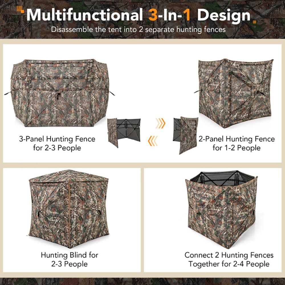 5-in-1 Detachable Hunting Blin - Hunting & Outdoor Supplies Carterton Reviews review and price