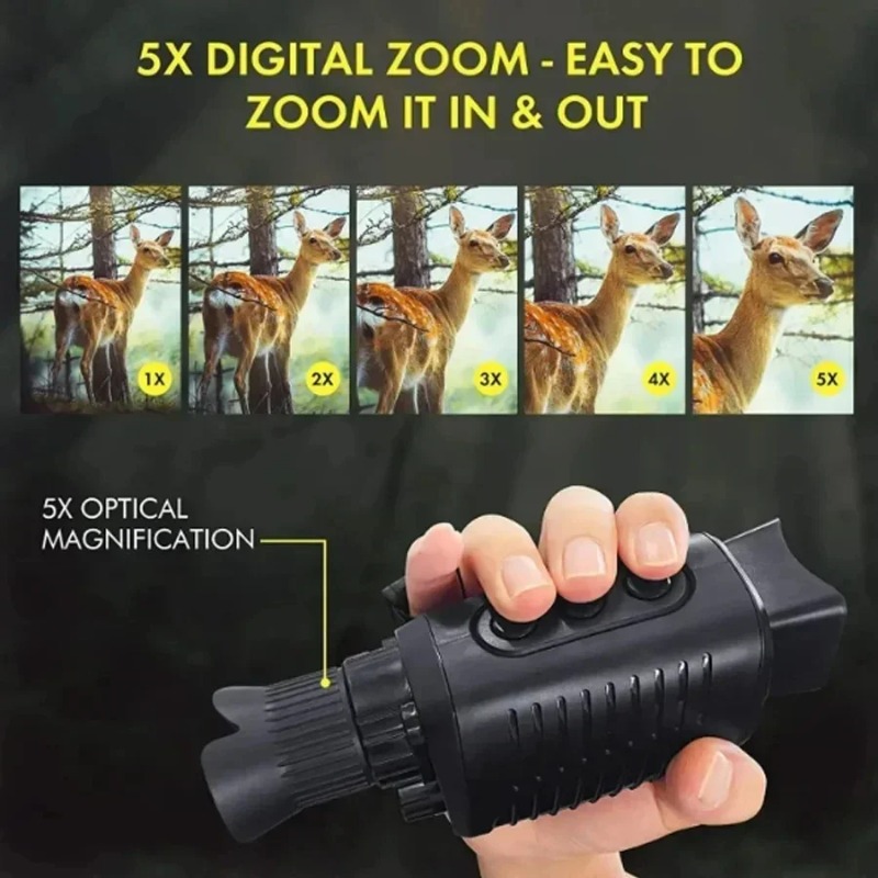 5X Zoom Digital Monocular Infr - Outdoor Hunting Digital Night Vision review and price