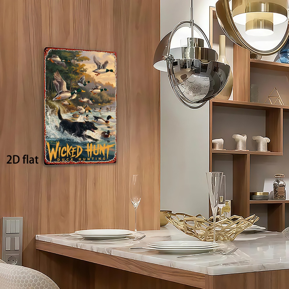 2D Flat Vintage Hunting Duck M - Wildman Hunting & Outdoor Linton'S Corner Silver Lakes review and price