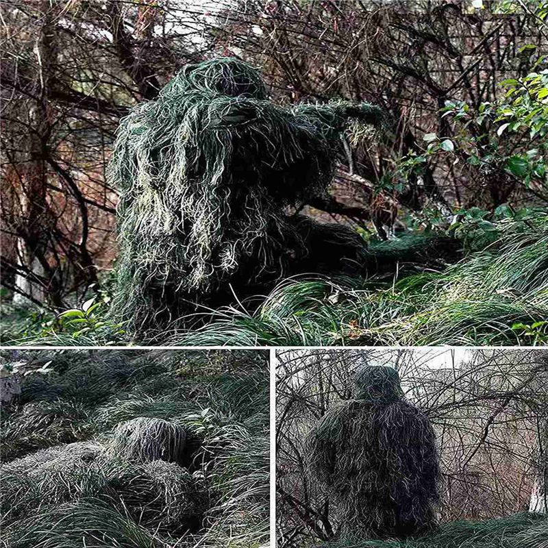 AEF6-2X 5 In 1 Ghillie Suit,3D - Hunting Outdoor Apparel review and price