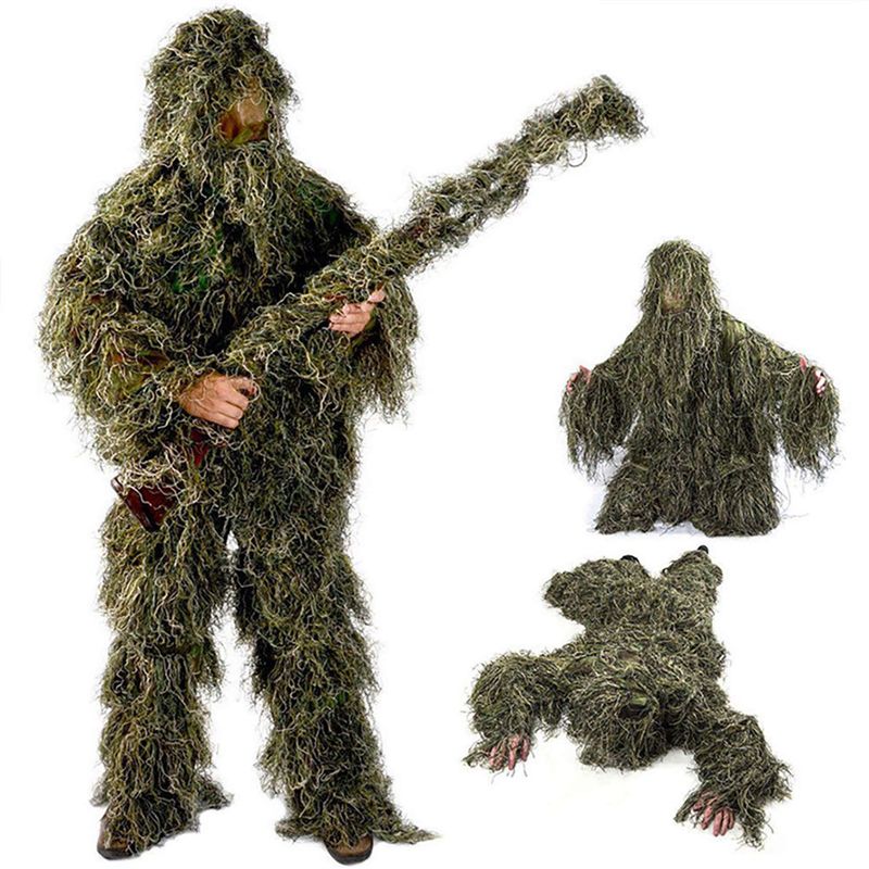 AEF6-2X 5 In 1 Ghillie Suit,3D - Hunting Outdoor Apparel review and price