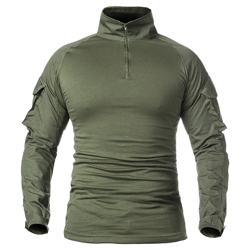 Men Cotton Quarter Zip Camoufl - Hunting Outdoor Apparel review and price