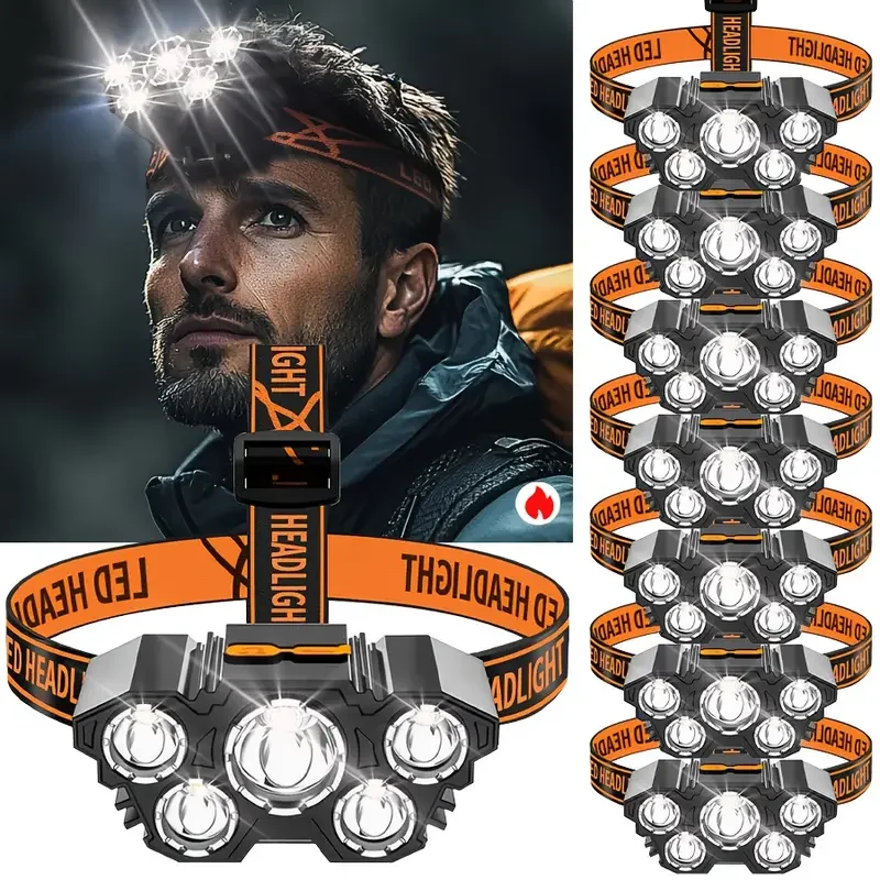 Portable 5LED Outdoor Headlamp - Outdoor Hunting And Fishing review and price