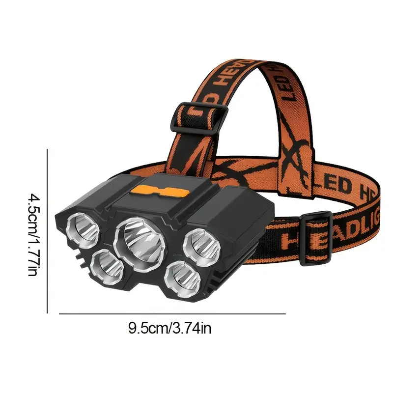 Portable 5LED Outdoor Headlamp - Outdoor Hunting And Fishing review and price
